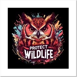 Protect Wildlife - Owl Posters and Art